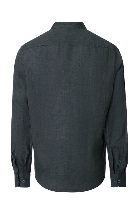 Chemise Homme Casamoda Classic Uni col Mao Manche longue