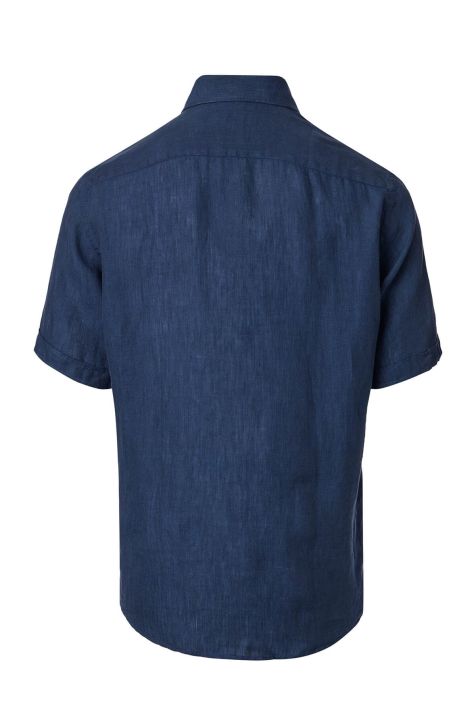 Camisa Hombre Casamoda Classic Lisa cuello Abotonado Manga corta