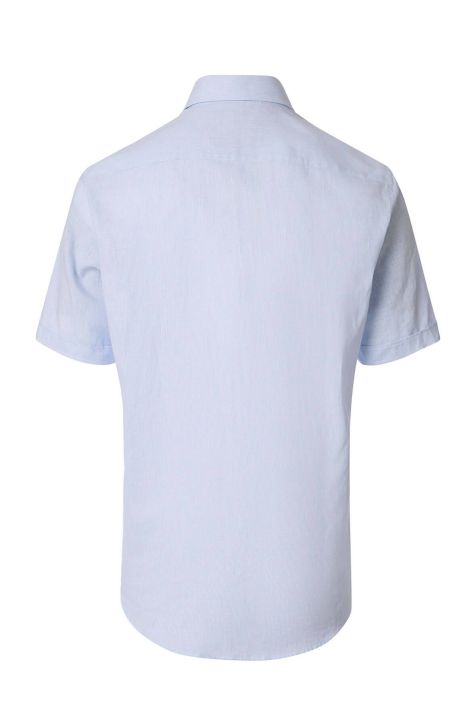 Hemd Herren Casamoda Classic Streifen kragen Italienisch Kurze Ärmel
