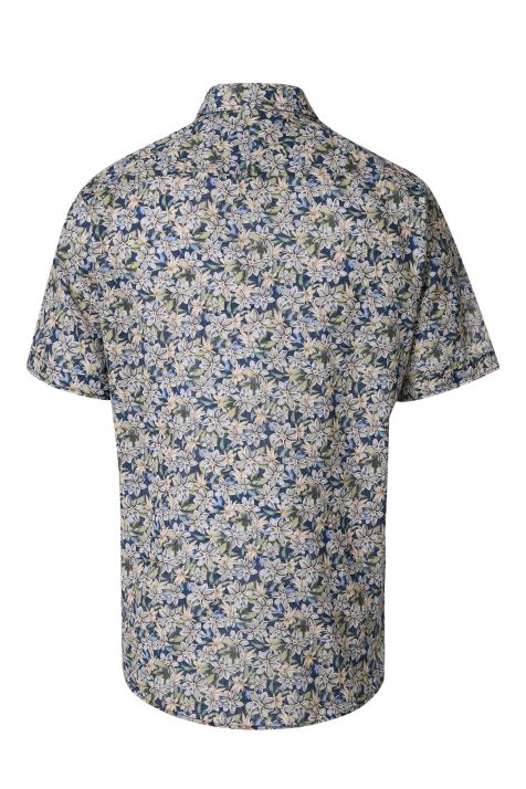 Men's Shirt Casamoda Classic Patterned collar Italian Short sleeve