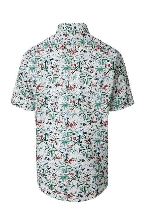 Hemd Herren Casamoda Classic Muster kragen Button-Down Kurze Ärmel