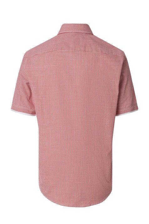Hemd Herren Casamoda Classic Karo kragen Button-Down Kurze Ärmel