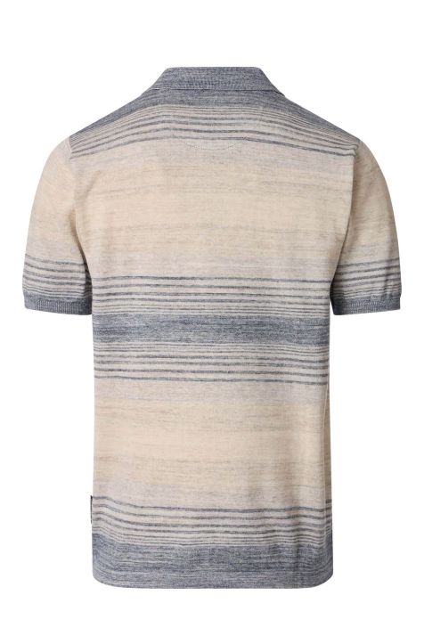 Poloshirt Herren Casamoda Classic Muster Kurze Ärmel