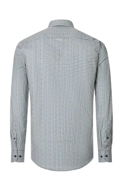 Hemd Herren Casamoda Classic Muster kragen Button-Down Lange Ärmel