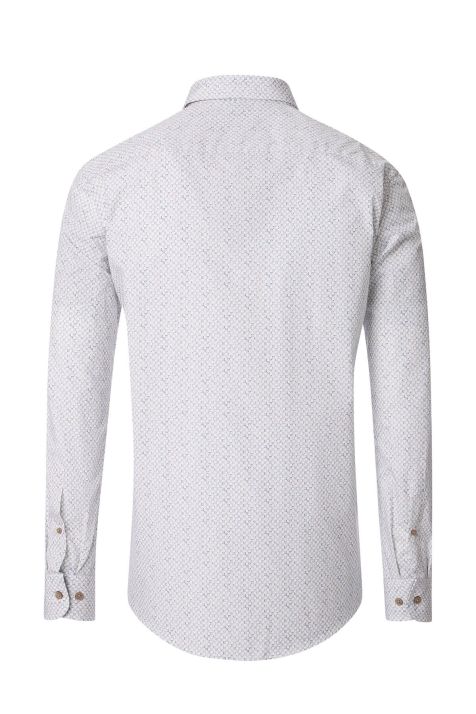 Hemd Herren Casamoda Comfort Muster kragen Italienisch Lange Ärmel