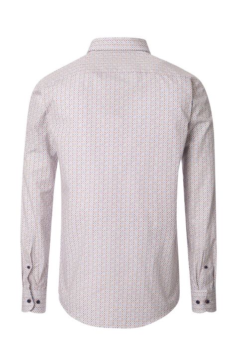 Hemd Herren Casamoda Classic Muster kragen Button-Down Lange Ärmel