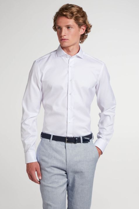Men's Shirt Eterna Slim Not Iron collar French Long sleeve