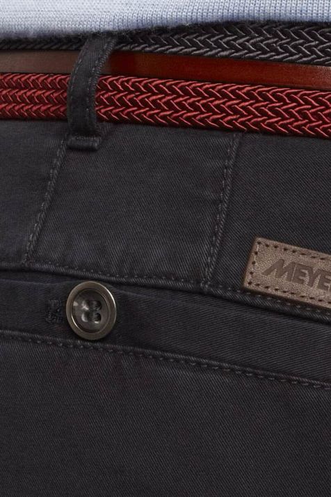 Hose Herren Meyer Chinos Regular Einfarbig