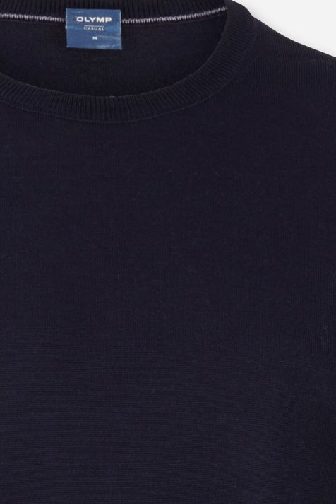 Strickwaren Herren Olymp Rundhalsausschnitt Classic Einfarbig 100% Wolle