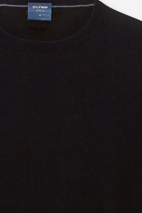 Men's Knitwear Olymp Crew-neck Classic Plain 100% wool