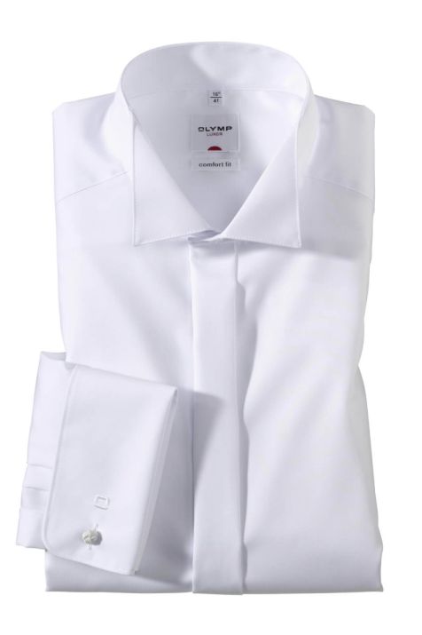 Men's Shirt Olymp Comfort Not Iron Plain collar Wing Long sleeve