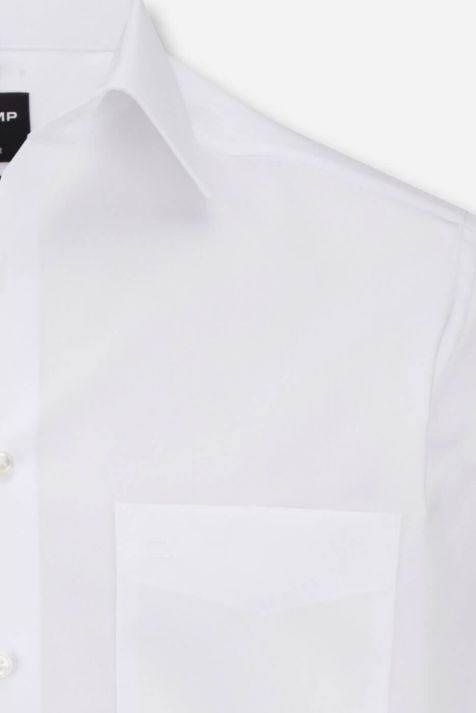 Camisa Hombre Olymp Classic No Plancha Lisa cuello Italiano Manga larga