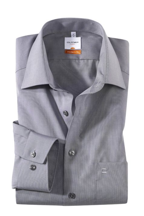 Chemise Homme Olymp Classic Sans Repassage Uni col Classique Manche longue