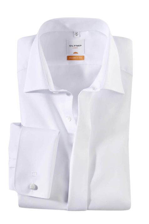 Chemise Homme Olymp Classic Sans Repassage Uni col Classique Manche longue