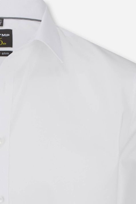 Camisa Hombre Olymp Slim Lisa cuello Italiano Manga larga