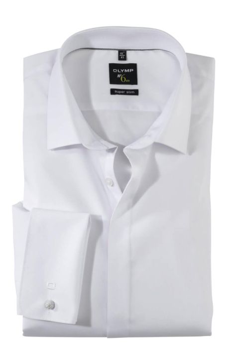 Men's Shirt Olymp Slim Plain collar Italian Long sleeve