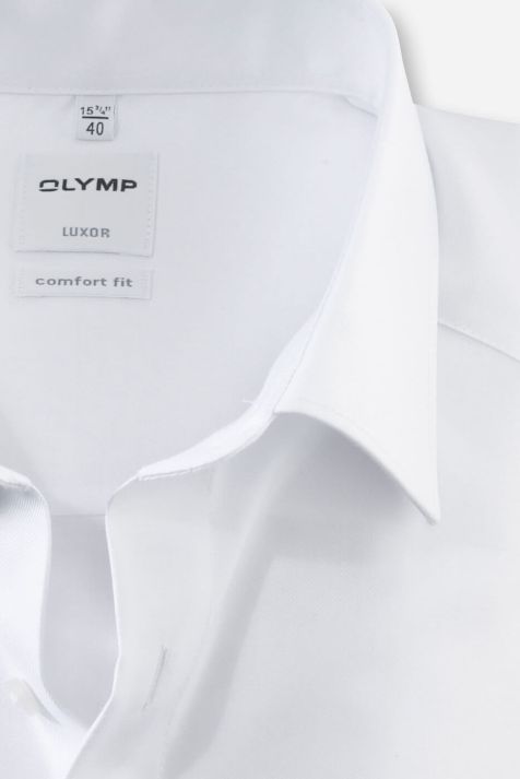 Hemd Herren Olymp Comfort Bügelfreie Einfarbig kragen Italienisch Lange Ärmel