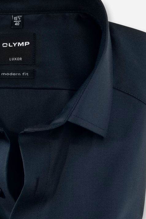 Chemise Homme Olymp Classic Sans Repassage Uni col Classique Manche longue