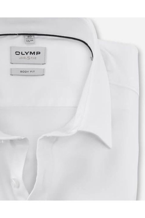 Camisa Hombre Olymp Regular Lisa cuello Francés Manga larga