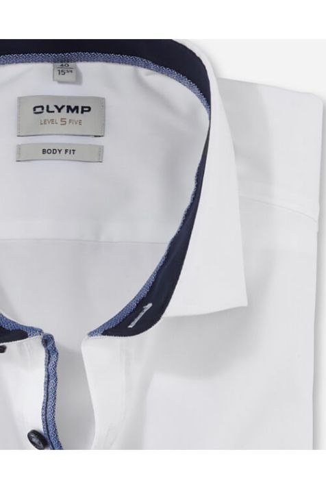 Men's Shirt Olymp Regular Plain collar French Long sleeve
