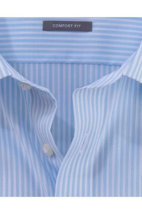 Hemd Herren Olymp Comfort Streifen kragen Französisch Lange Ärmel