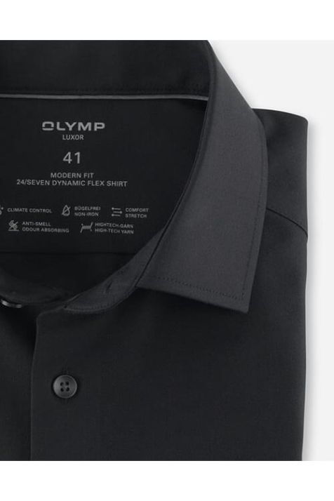 Men's Shirt Olymp Classic Plain collar French Long sleeve