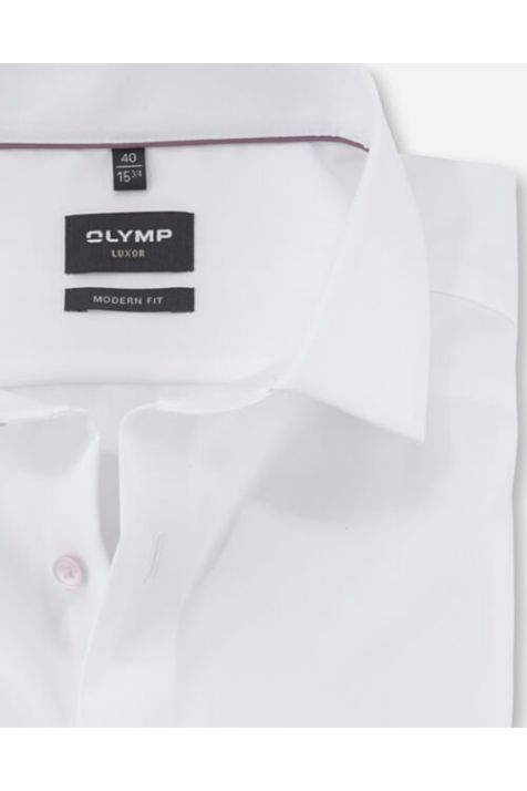 Hemd Herren Olymp Classic Einfarbig kragen Französisch Lange Ärmel