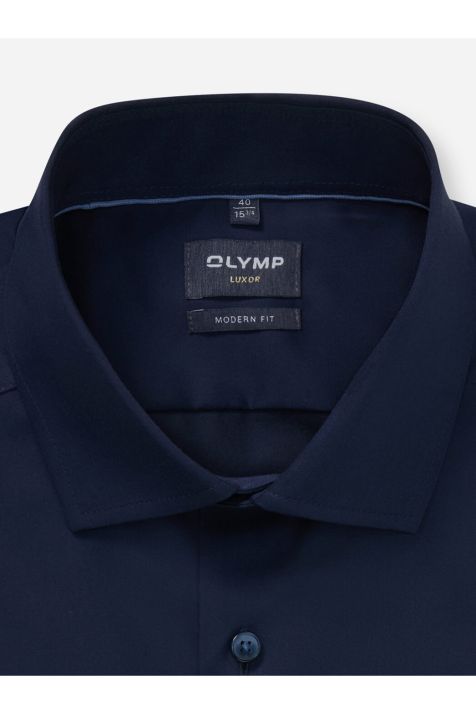Chemise Homme Olymp Classic Uni col Italien Manche longue