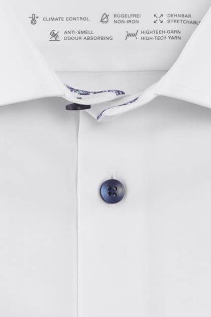 Men's Shirt Olymp Classic Plain collar French Short sleeve