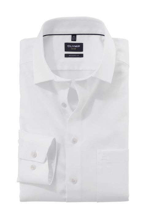 Men's Shirt Olymp Classic Plain collar French Long sleeve