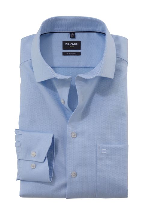Men's Shirt Olymp Classic Plain collar French Long sleeve
