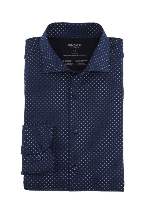 Men's Shirt Olymp Regular Semi-plain collar Italian Long sleeve