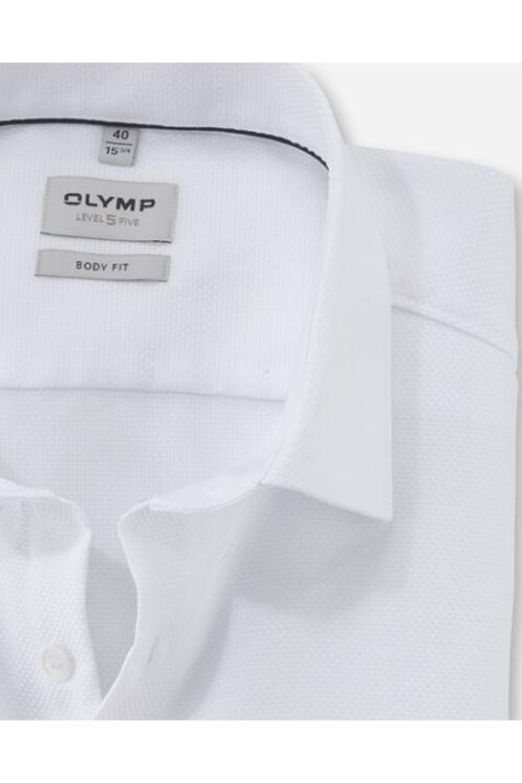 Camisa Hombre Olymp Regular Lisa cuello Francés Manga larga