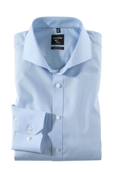 Men's Shirt Olymp Slim Plain collar French Long sleeve