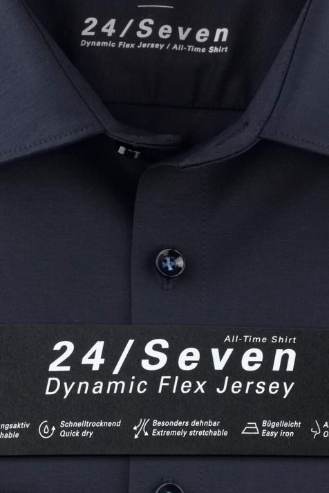 Camisa Hombre Olymp Slim Lisa cuello Francés Manga larga