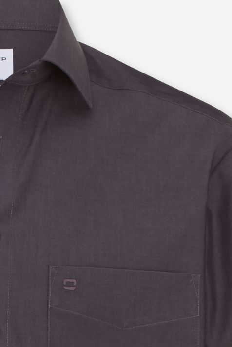 Men's Shirt Olymp Comfort Not Iron Plain collar Italian Long sleeve