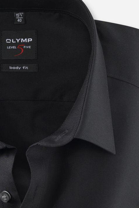 Camisa Hombre Olymp Regular Lisa cuello Italiano Manga corta