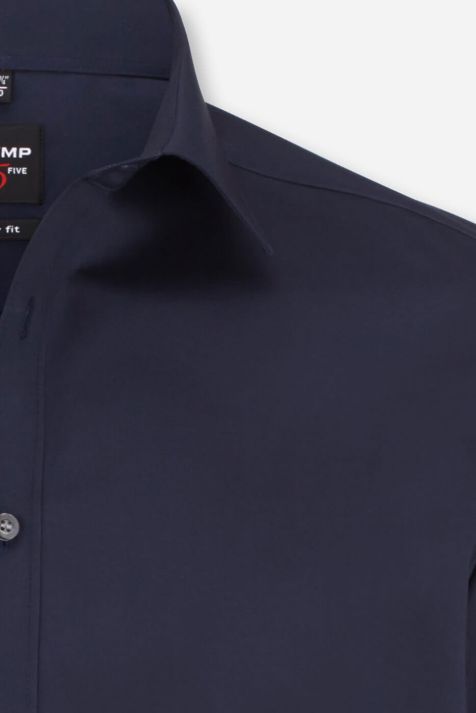 Men's Shirt Olymp Regular Plain collar Italian Long sleeve