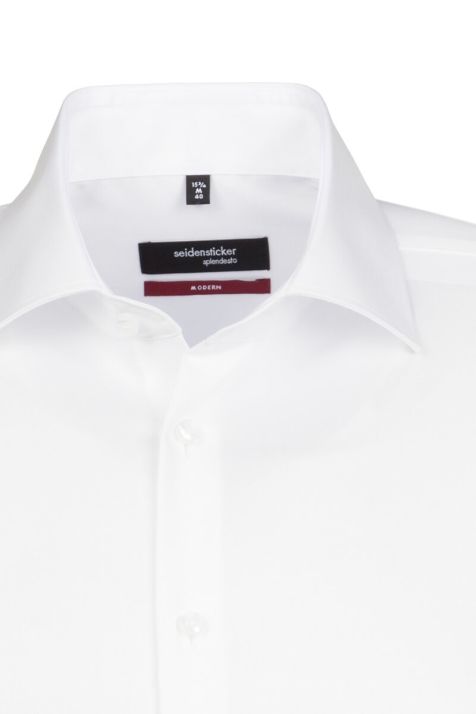 Chemise Homme Seidensticker Regular Sans Repassage Uni col Classique Manche longue
