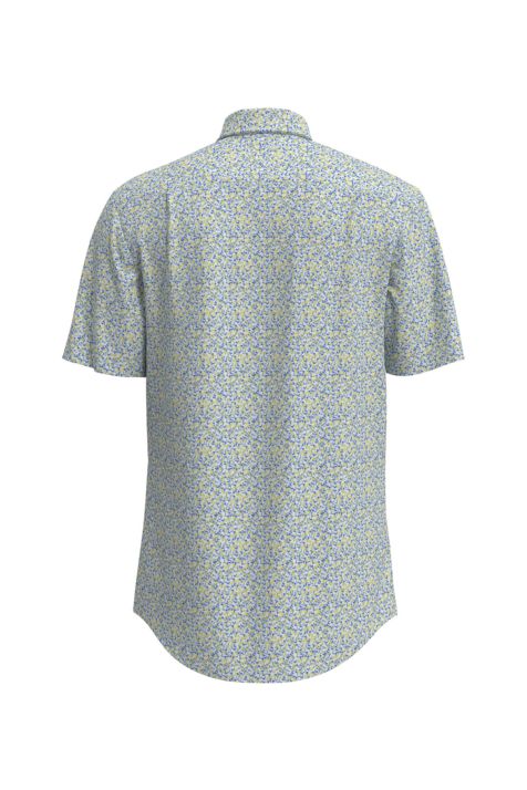 Hemd Herren Seidensticker Regular Bügelfreie Muster kragen Button-Down Kurze Ärmel
