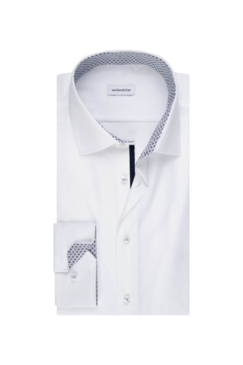 Chemise Homme Seidensticker Regular Sans Repassage Uni col Classique Manche longue