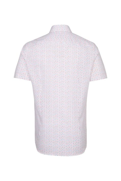 Chemise Homme Seidensticker Regular Motifs col Classique Manche courte