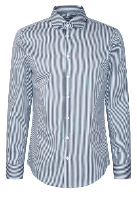 Men's Shirt Seidensticker Slim Not Iron Stripe collar Italian Long sleeve