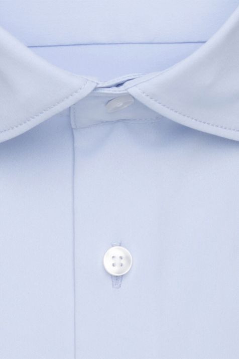 Hemd Herren Seidensticker Slim Einfarbig kragen Italienisch Lange Ärmel
