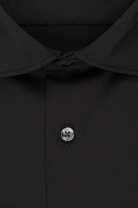 Men's Shirt Seidensticker Slim Plain collar Italian Long sleeve