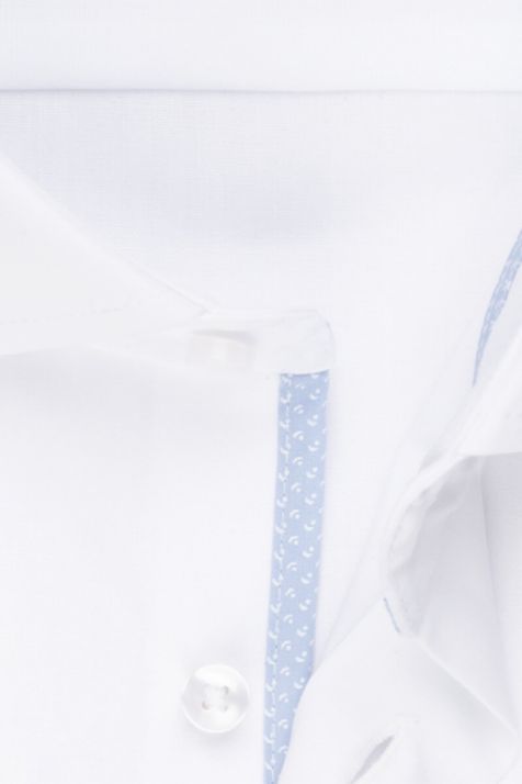 Hemd Herren Seidensticker Slim Bügelfreie Einfarbig kragen Italienisch Lange Ärmel