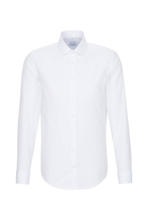 Chemise Homme Seidensticker Slim Sans Repassage Uni col Classique Manche longue