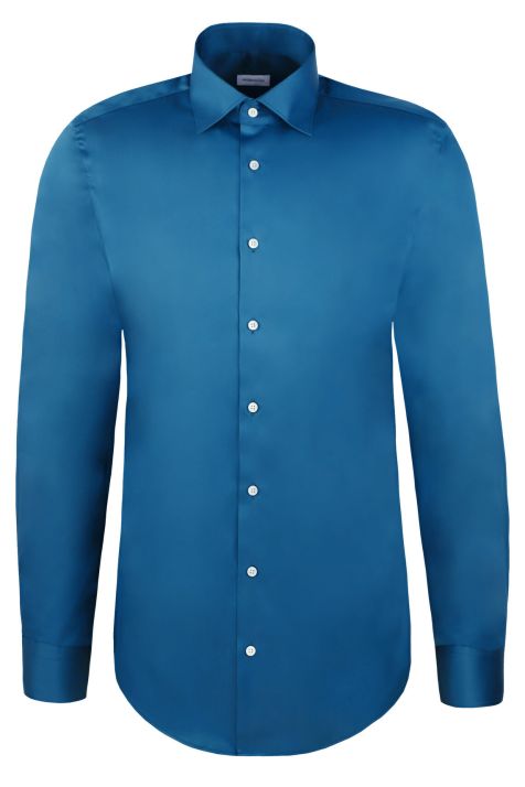Chemise Homme Seidensticker Regular Sans Repassage Uni col Classique Manche longue