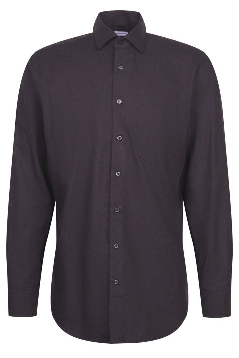 Men's Shirt Seidensticker Regular Not Iron collar Italian Long sleeve
