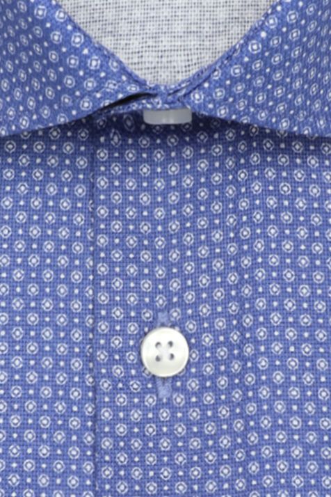 Hemd Herren Seidensticker Regular Muster kragen Italienisch Lange Ärmel